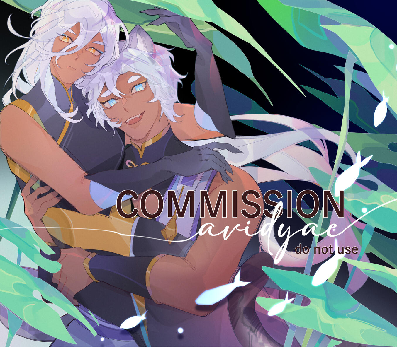 SKEB Couple Waist-Up