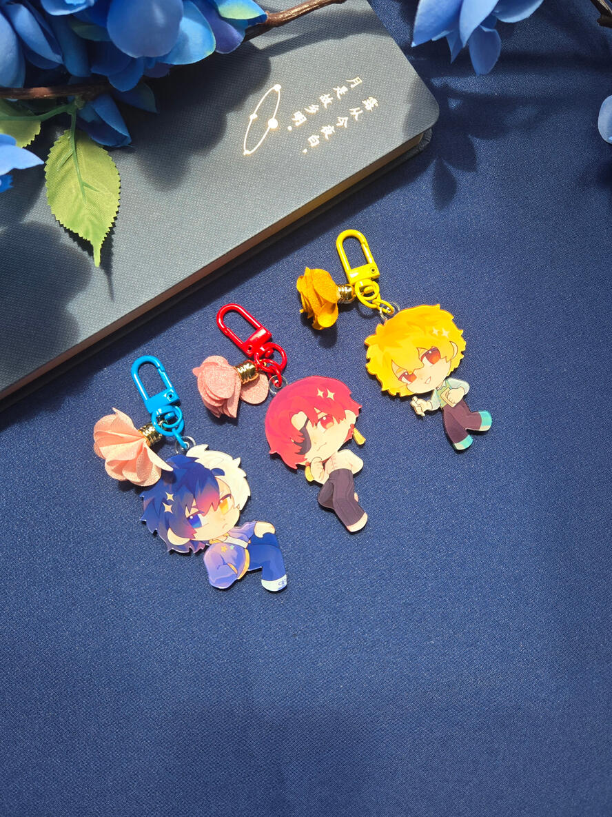 WBKER Flower Charms
